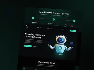 Punocoin Blockchain Platform portfolio UI mockup for Web3 project by Cyber Impulse Software Solutions
