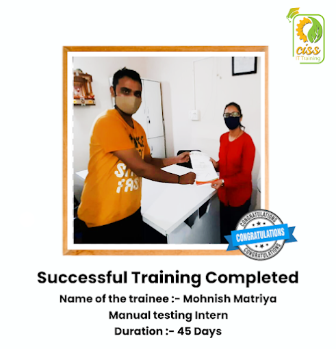 Training completion recognition